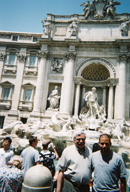 Barry, Abe and the Trevi Fountain